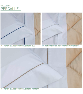 COMPLETO LETTO 2P PERCALLE 7364 Ingrosso Lenzuola Tellini S.r.l.